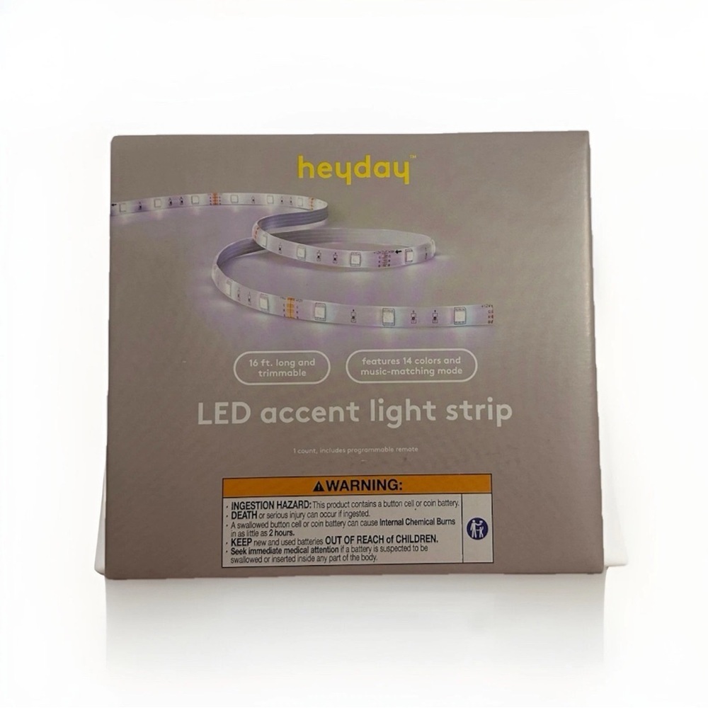 heyday Led Accent Color Changing Light Strip with IR Controller "NEW" | 16 Ft